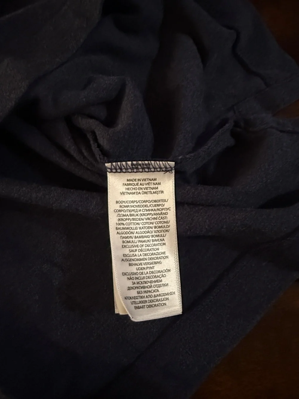 Ralph Lauren Men's Heather Navy Polo with light blue Pony XL